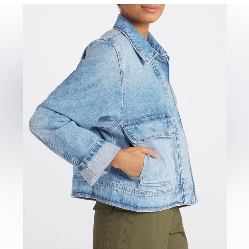 Free people oversized Suzy denim jacket
